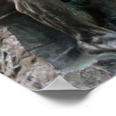 ロダンおもしろいのシンカー像 – ピザやタイ料理? ポスター (角)