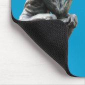 ロダンおもしろいのシンカー像 – ピザやタイ料理? マウスパッド (コーナー)