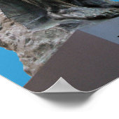 ロダンのシンカー像考え- 前向き ポスター (角)