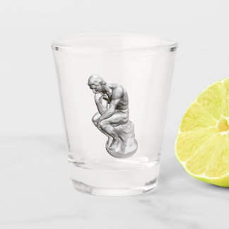 ロダンの思想彫刻像パリ ショットグラス