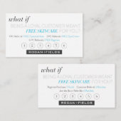 ロダンアンドフィールドロイヤリティカード 名刺 (正面/裏面)