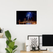 ロチェスターでの花火 ポスター (ホームオフィス)