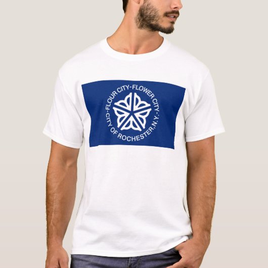 ロチェスターの旗 Tシャツ (正面)