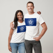 ロチェスターの旗 Tシャツ (ユニセックス)