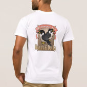 ロチェスターの美しい及びDot.Ca Tシャツ (裏面)