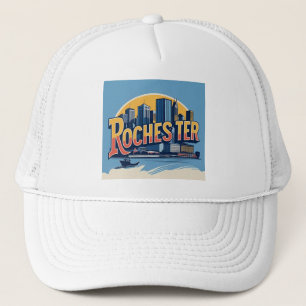 ロチェスターシティスカイラインニューヨークUSA キャップ