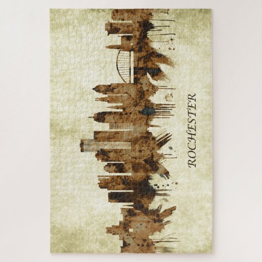 ロチェスターニューヨークシティスケープ ジグソーパズル (縦)