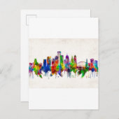 ロチェスターニューヨークスカイライン インビテーションポストカード (正面/裏面)