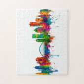 ロチェスターニューヨークスカイライン ジグソーパズル (縦)