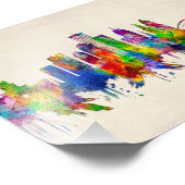 ロチェスターニューヨークスカイライン フォトプリント            (角)