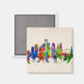 ロチェスターニューヨークスカイライン マグネット (正面/裏面)