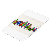 ロチェスターニューヨークスカイライン マグネット (左側)