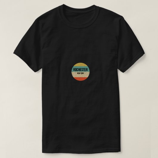 ロチェスターニューヨークロチェスター Tシャツ (デザイン正面)