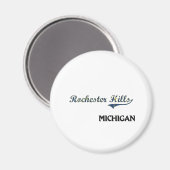 ロチェスターヒルズミシガンシティクラシック マグネット (正面/裏面)