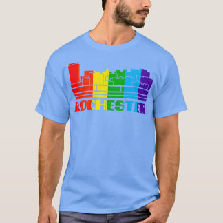 ロチェスタープライドロチェスターLGBTギフトLGBTQサポート Tシャツ