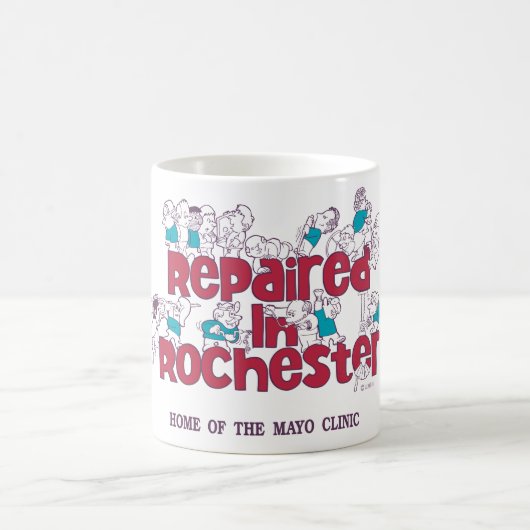 ロチェスターマグで修復(オリジナル) コーヒーマグカップ (中央)
