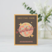 ロチェスターミネソタNYディスコレトロヴィンテージポストカー ポストカード (スタンド正面)