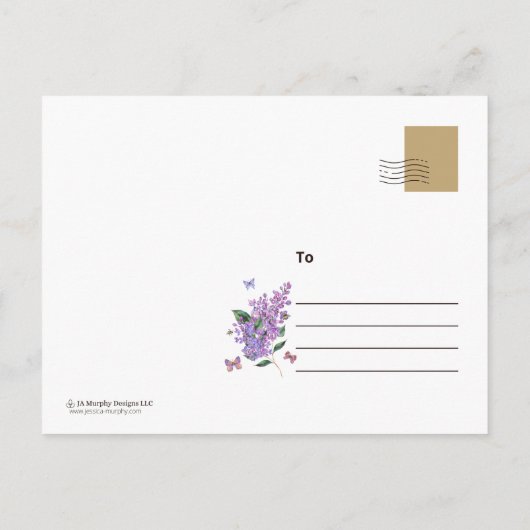 ロチェスター出身の誰かが君のはがきを大好き ポストカード (裏面)