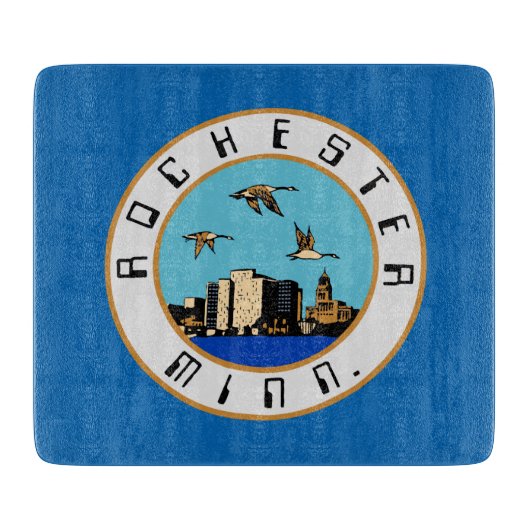 ロチェスター国旗（ミネソタ） カッティングボード (正面)