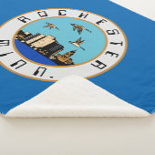 ロチェスター国旗（ミネソタ） シェルパブランケット (3/4)