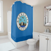 ロチェスター国旗（ミネソタ） シャワーカーテン (インサイチュ)