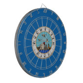 ロチェスター国旗(ミネソタ) ダーツボード (正面左)