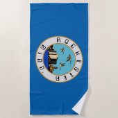 ロチェスター国旗（ミネソタ） ビーチタオル (正面)