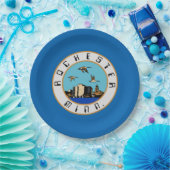 ロチェスター国旗（ミネソタ） ペーパープレート (パーティー)