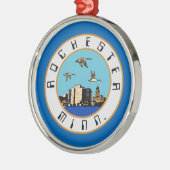 ロチェスター国旗（ミネソタ） メタルオーナメント (左)