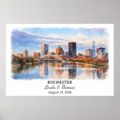 ロチェスター壁画、ミネソタ州 ポスター (正面)