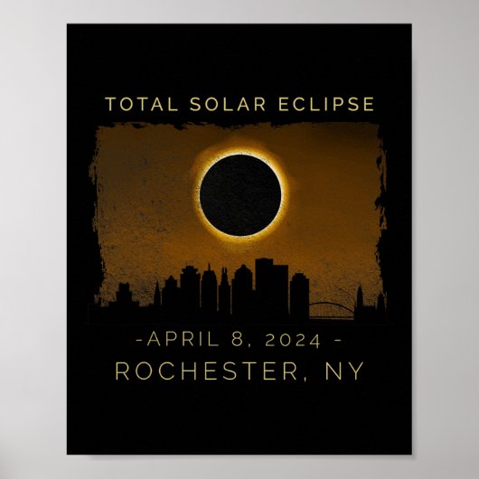 ロチェスター太陽のニューヨークでの皆既食 ポスター (正面)
