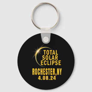ロチェスター太陽のNy Eclipse 2024トータル太陽のEclips キーホルダー