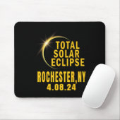 ロチェスター太陽のNy Eclipse 2024トータル太陽のEclips マウスパッド (マウス)