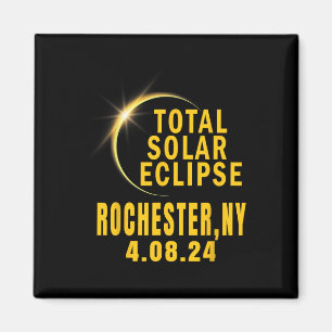 ロチェスター太陽のNy Eclipse 2024トータル太陽のEclips マグネット