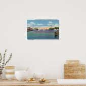 ロチェスター港とNY海軍民兵 ポスター (キッチン)