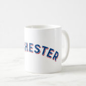 ロチェスター、ニューヨークヴィンテージアーチ コーヒーマグカップ (正面右)