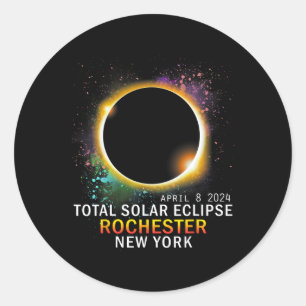 ロチェスター・ニューヨーク太陽のトータル日食2022年4月8日 ラウンドシール