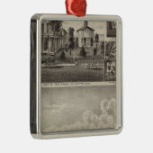 ロチェスター、ミネソタの住宅 メタルオーナメント (右)