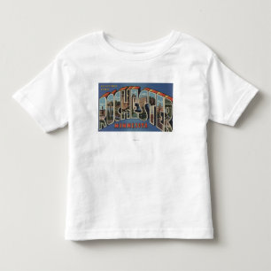 ロチェスター、ミネソタ-大きい手紙場面 トドラーTシャツ