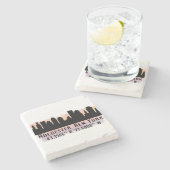 ロチェスターNYシティスカイライン ストーンコースター (横)