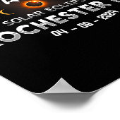 ロチェスターNy太陽のトータルEclipse 2024 ポスター (角)