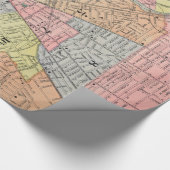 ロチェスターNY (1901年)のヴィンテージの地図 ラッピングペーパー (コーナー)