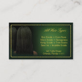 ロチシャンヘアブレイダーサロンブレイズ 名刺 (裏面)