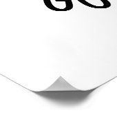 ロチン歯の良い時間おもしろい歯のパン ポスター (角)