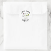 ロチン歯の良い時間おもしろい歯のパン ラウンドシール (バッグ)