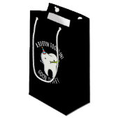 ロチン歯の良い時間の歯歯パンプンダークBG スモールペーパーバッグ (正面アングル)