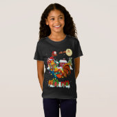 ロッおもしろいスタークリスマス醜いセーターのルースタークリスマス Tシャツ (正面フル)