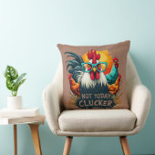 ロッおもしろいスター"Not Today Clucker"ファームライフアート クッション (椅子)