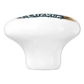 ロッおもしろいスター"Not Today Clucker"ファームライフアート セラミックノブ (側面)