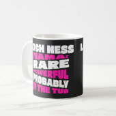 ロッおもしろいチネス・ママ、台本、ママのかわいいギフト コーヒーマグカップ (正面左)